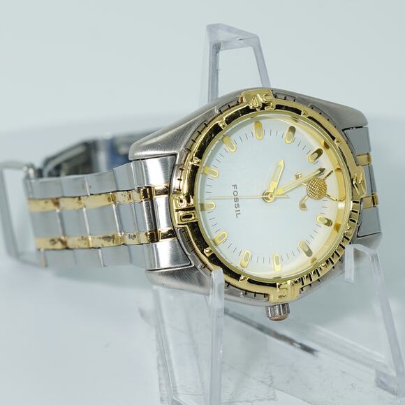 Fossil SE-1022 Gold & Silver Tone Men's Watch (17cm) - Picture 2 of 6